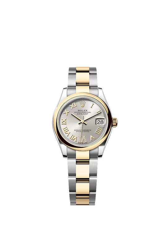 Women’s Rolex Datejust 31 Ref. 278243 – Yellow Rolesor, Silver Diamond Dial, Oyster Bracelet