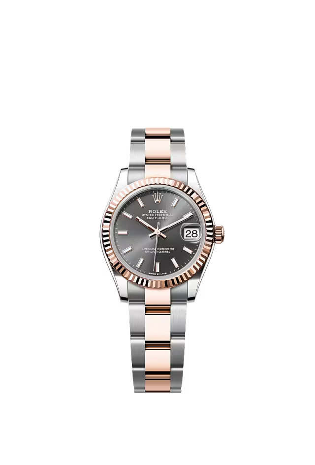 Women’s Rolex Datejust 31 278271 Oystersteel & Everose Gold Automatic Watch – Slate Dial