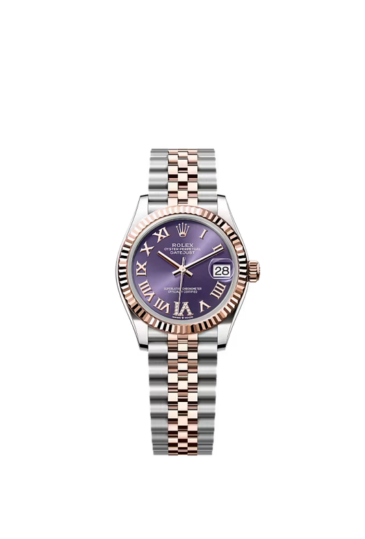 Women’s Rolex Datejust 31 278271 Aubergine Diamond Dial Oystersteel & Everose Gold Watch