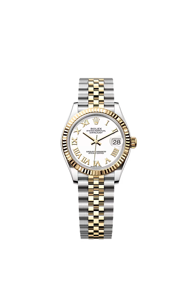 Women’s Rolex Datejust 31 Ref. 278273 – White Dial, Yellow Rolesor, Jubilee Bracelet