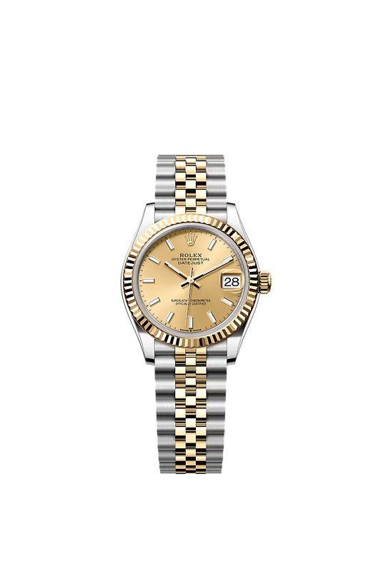 Women’s Rolex Datejust 31 Ref. 278273 – Yellow Rolesor, Champagne Dial, Jubilee Bracelet