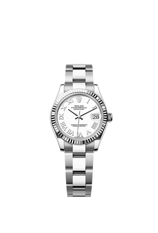 Rolex Datejust 31 – 31 mm Oystersteel & White Gold White Dial Watch - Zeuskicks
