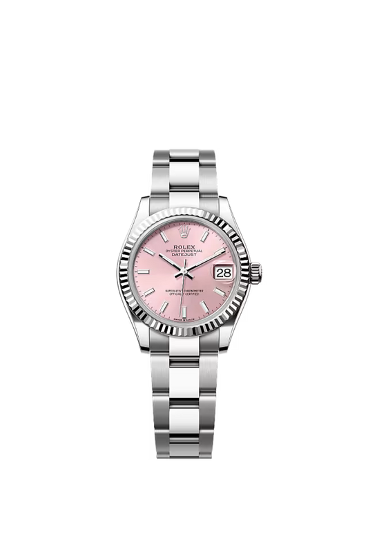 Women’s Rolex Datejust 31 31 mm Oystersteel & White Gold Pink Dial Watch - Zeuskicks