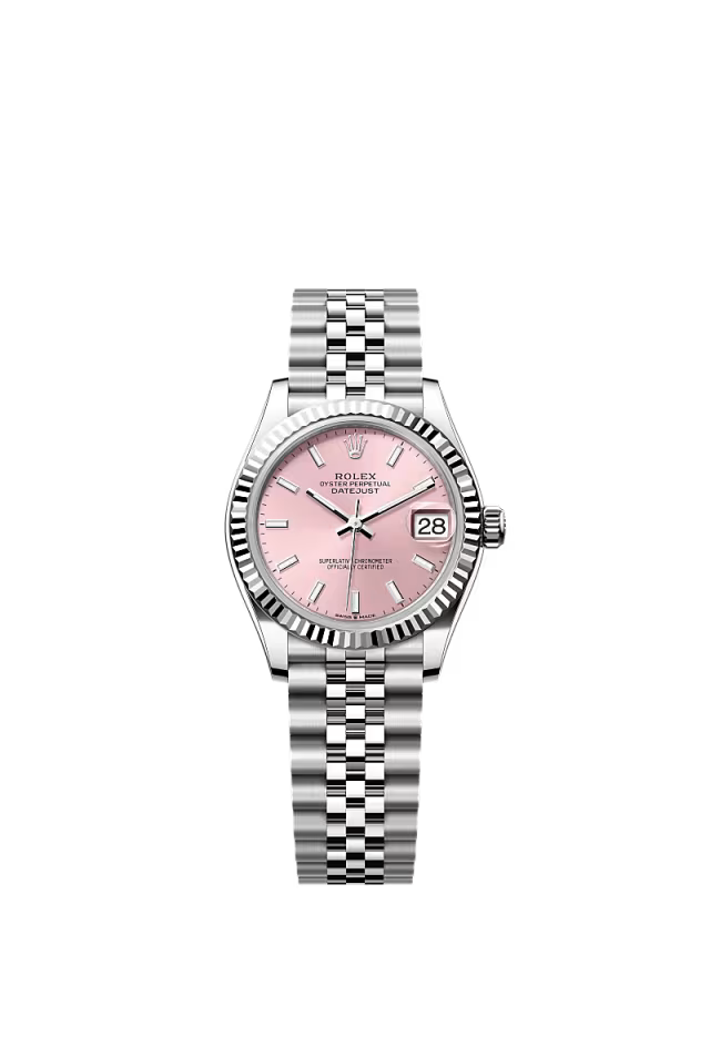 Women’s Rolex Datejust 31 31 mm Oystersteel & White Gold Pink Dial Watch - Zeuskicks