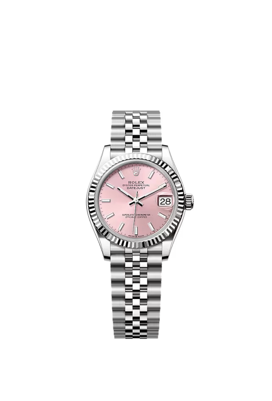 Women’s Rolex Datejust 31 31 mm Oystersteel & White Gold Pink Dial Watch - Zeuskicks
