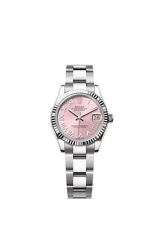 Rolex Datejust 31 – 31 mm Oystersteel & White Gold Pink Dial Watch - Zeuskicks