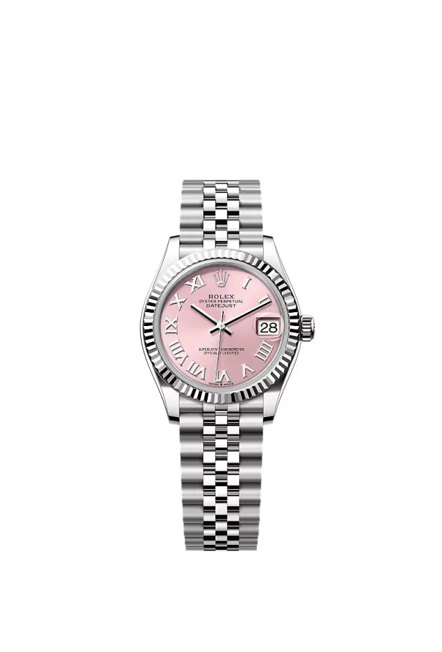 Women’s Rolex Datejust 31 31 mm Oystersteel & White Gold Pink Dial Watch - Zeuskicks