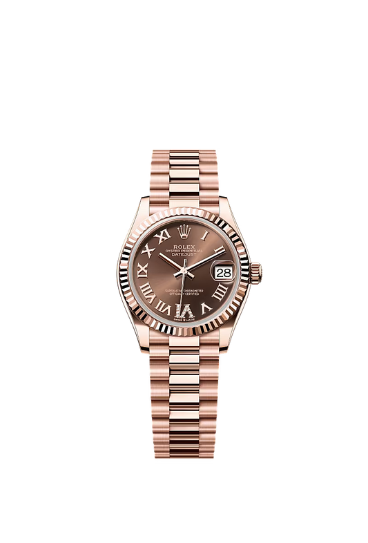 Women’s Rolex Datejust 31 278275 – Chocolate Diamond Dial, Everose Gold