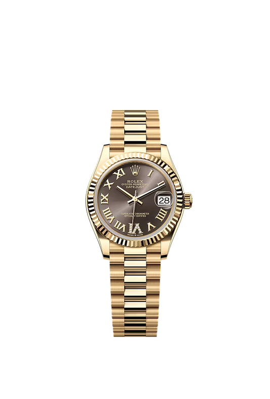 Women’s Rolex Datejust 31 278278 – Dark Grey Diamond Dial, Yellow Gold