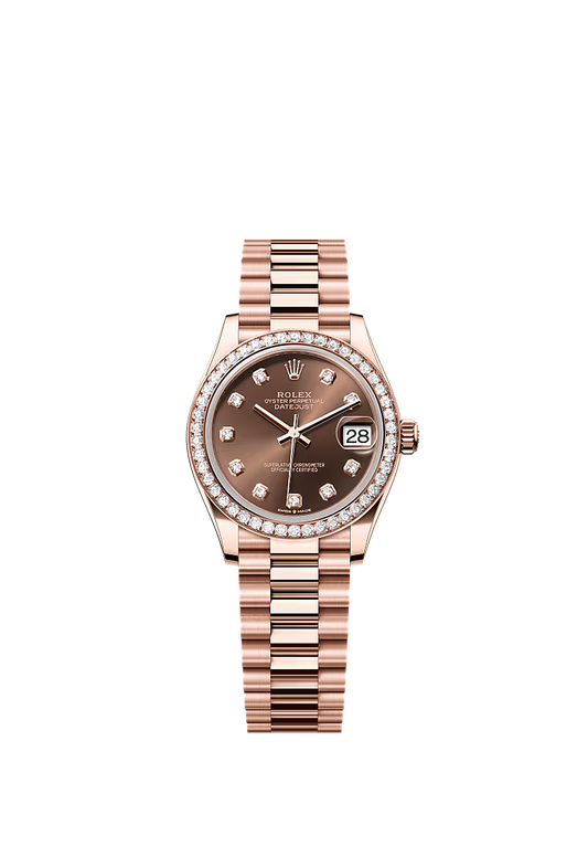Women’s Rolex Datejust 31 278285RBR Automatic Watch – 31 mm Everose Gold with Diamonds