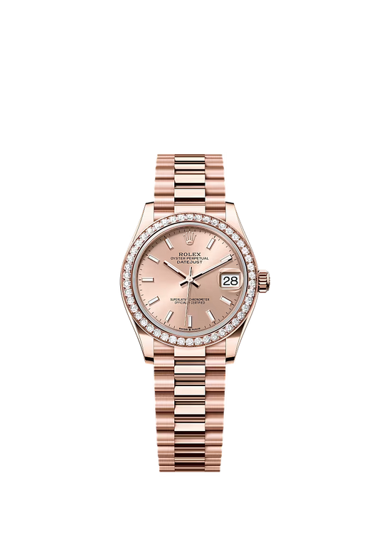 Women’s Rolex Datejust 31 278285RBR Automatic Watch – 31 mm Everose Gold with Diamonds