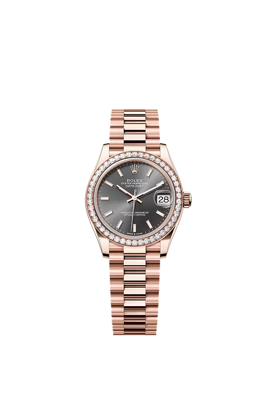 Women’s Rolex Datejust 31 278285RBR Automatic Watch – 31 mm Everose Gold with Diamonds