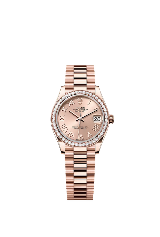 Women’s Rolex Datejust 31 278285RBR Automatic Watch – 31 mm Everose Gold with Diamonds