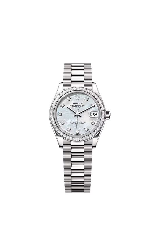 Ladies’ Rolex Datejust 31 278289RBR White Gold Diamond Watch