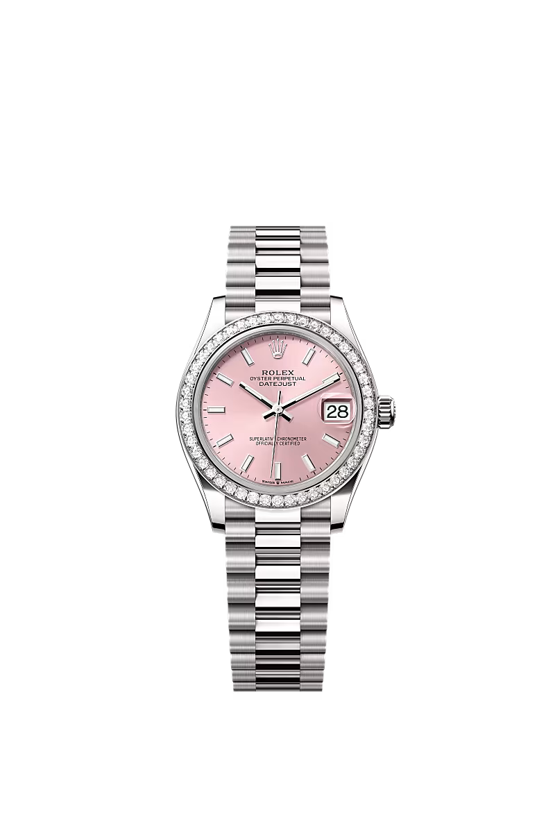 Women’s Rolex Datejust 31 278289RBR White Gold & Diamond Automatic Watch – Pink Dial