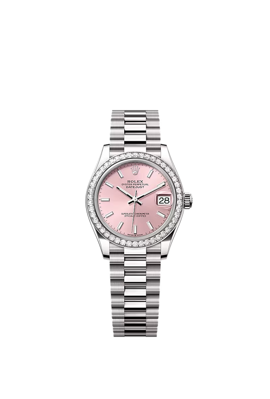 Women’s Rolex Datejust 31 278289RBR White Gold & Diamond Automatic Watch – Pink Dial