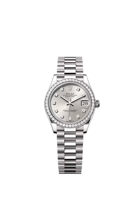 Women’s Rolex Datejust 31 278289RBR White Gold & Diamond Automatic Watch – Silver Diamond Dial