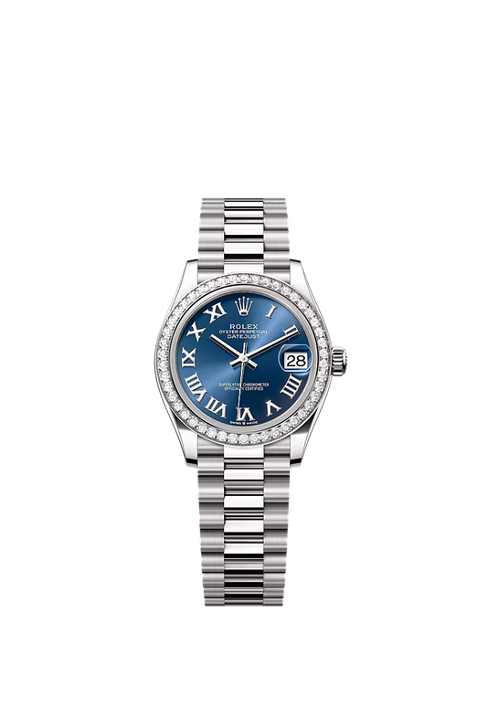 Women’s Rolex Datejust 31 278289RBR White Gold & Diamond Automatic Watch – Bright Blue Dial