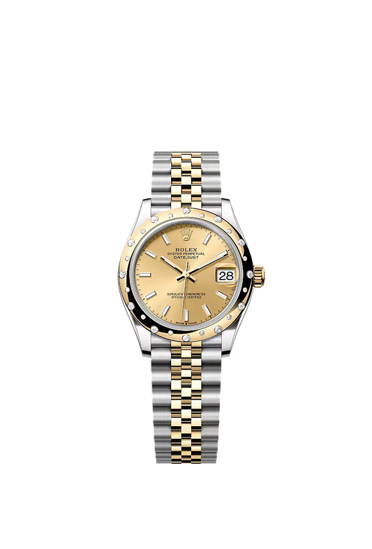 Women’s Rolex Datejust 31 Ref. 278343RBR – Yellow Rolesor, Champagne Dial, Jubilee Bracelet