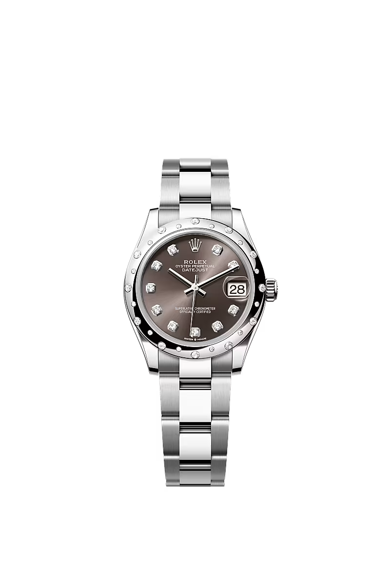 Women’s Rolex Datejust 31 278344RBR Oystersteel & White Gold Diamond Watch - Zeuskicks
