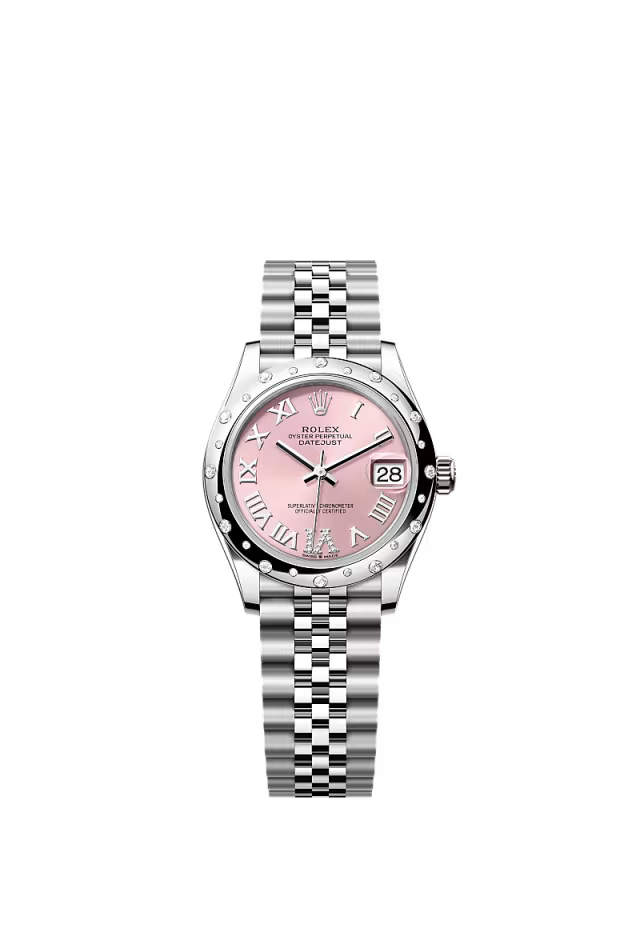 Rolex Datejust 31 Ref. 278344RBR – Pink Diamond Dial, Oystersteel & White Gold - Zeuskicks
