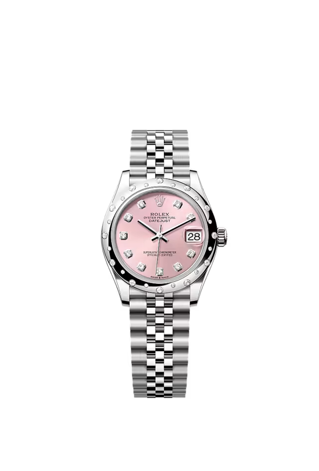 Women’s Rolex Datejust 31 Ref. 278344RBR Pink Diamond Dial Automatic Watch - Zeuskicks