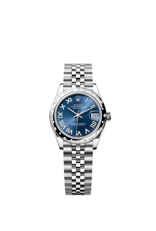 Women’s Rolex Datejust 31 Ref. 278344RBR Bright Blue Diamond Dial Automatic Watch - Zeuskicks