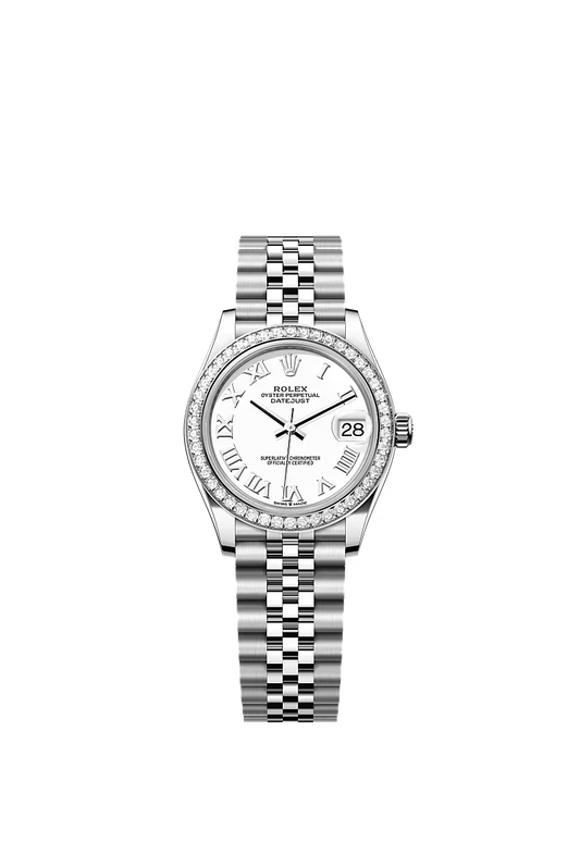 Women’s Rolex Datejust 31 White Rolesor Diamond Watch – 278384RBR - Zeuskicks