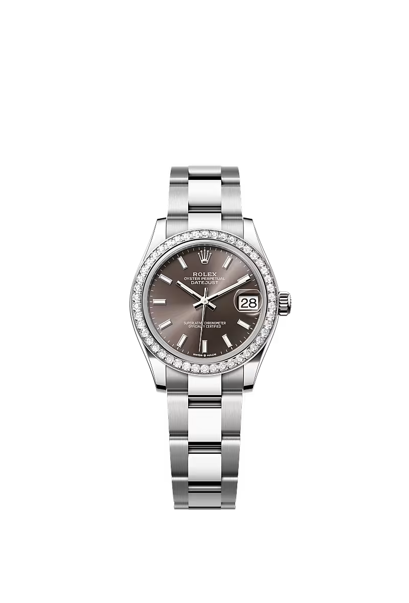 Women’s Rolex Datejust 31 278384RBR Oystersteel & White Gold Diamond Watch - Zeuskicks