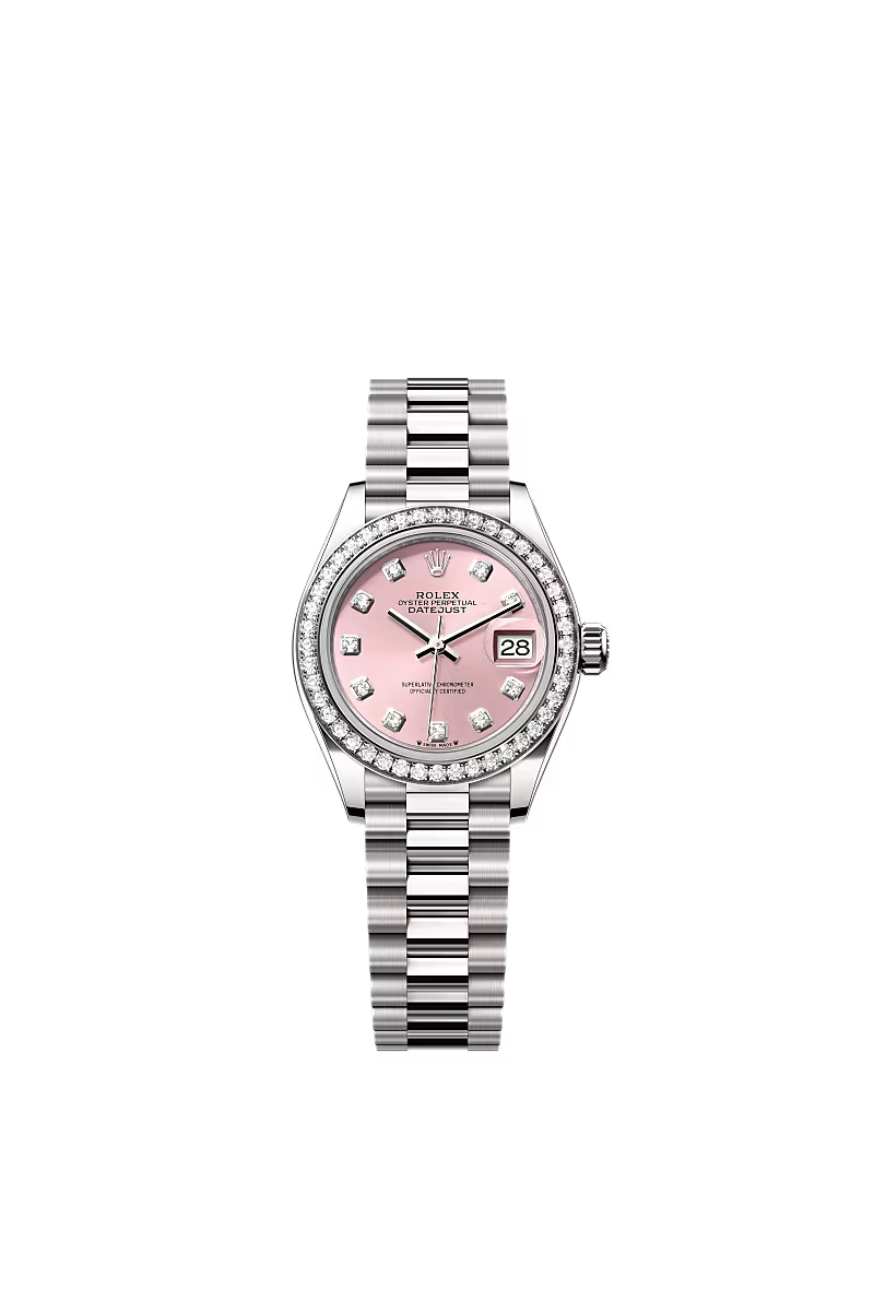 Ladies’ Rolex Lady-Datejust 279139RBR Pink Diamond Dial 18kt White Gold Watch - Zeuskicks