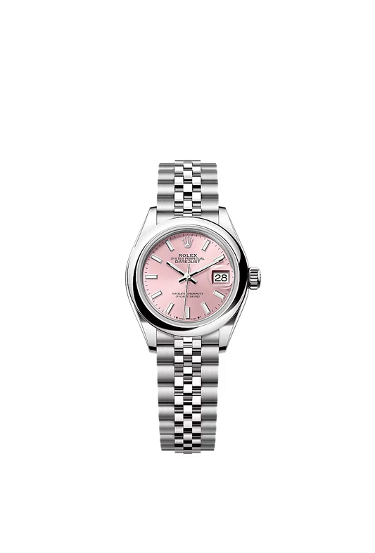 Women’s Rolex Lady-Datejust 279160 Oystersteel Pink Dial Jubilee Automatic Watch - Zeuskicks