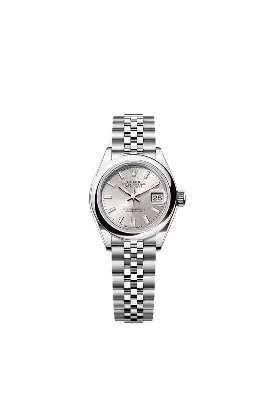 Women’s Rolex Lady-Datejust 279160 Oystersteel Silver Dial Jubilee Automatic Watch - Zeuskicks