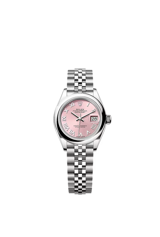 Women’s Rolex Lady-Datejust 279160 Oystersteel Pink Dial Jubilee Automatic Watch - Zeuskicks