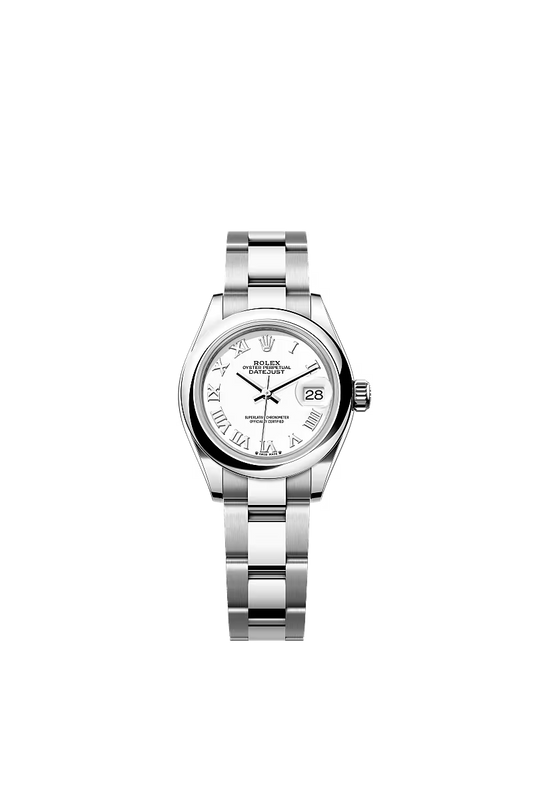 Women’s Rolex Lady-Datejust 279160 Oystersteel White Dial Automatic Watch - Zeuskicks