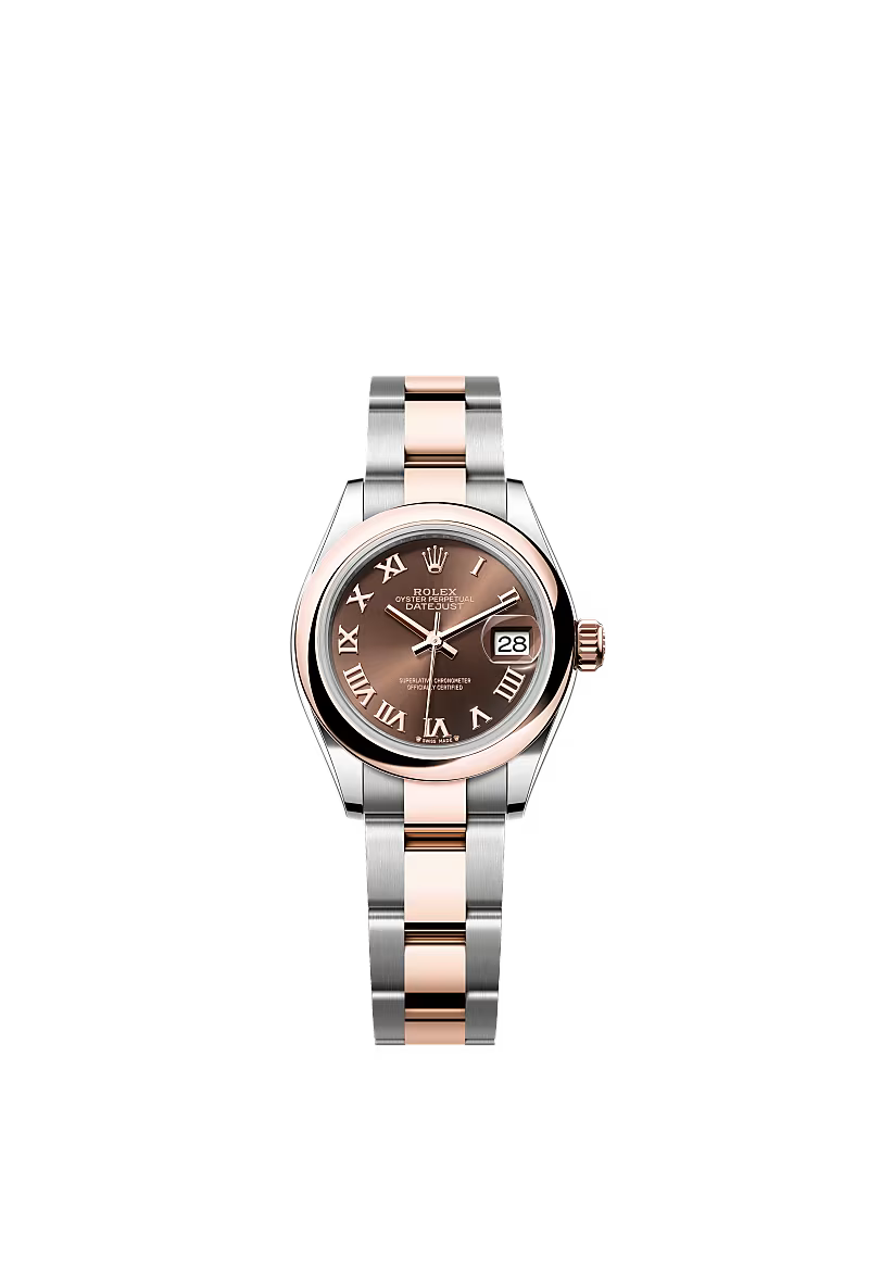 Ladies’ Rolex Lady-Datejust 28 Ref. 279161 Chocolate Dial Automatic Watch - Zeuskicks
