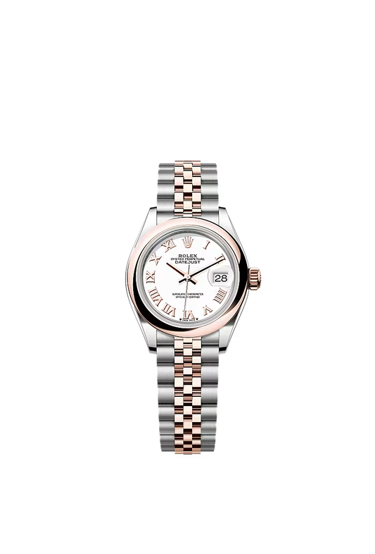 Ladies’ Rolex Lady-Datejust 28 Ref. 279161 White Dial Automatic Watch with Jubilee Bracelet - Zeuskicks