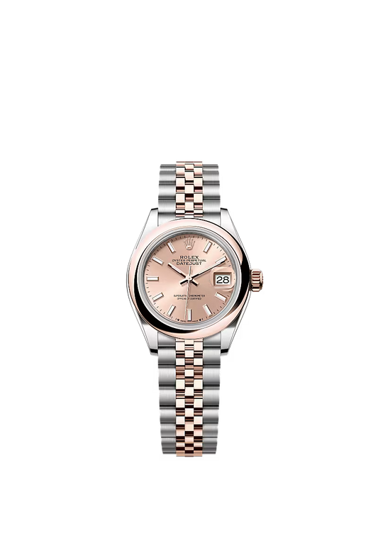 Ladies’ Rolex Lady-Datejust 28 Ref. 279161 Rosé Dial Automatic Watch with Jubilee Bracelet - Zeuskicks