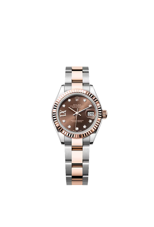 Ladies’ Rolex Lady-Datejust 28 Ref. 279171 Chocolate Diamond Dial Automatic Watch with Oyster Bracelet