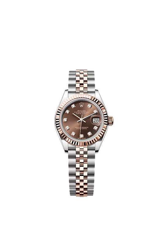 Ladies’ Rolex Lady-Datejust 28 Ref. 279171 Chocolate Diamond Dial Automatic Watch with Jubilee Bracelet