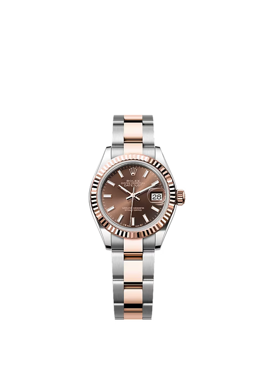 Ladies’ Rolex Lady-Datejust 28 Ref. 279171 Chocolate Dial Automatic Watch with Oyster Bracelet