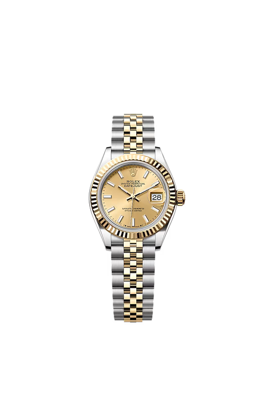 Ladies’ Rolex Lady-Datejust 28 mm Oystersteel & Yellow Gold – 279173 – Champagne Dial - Zeuskicks