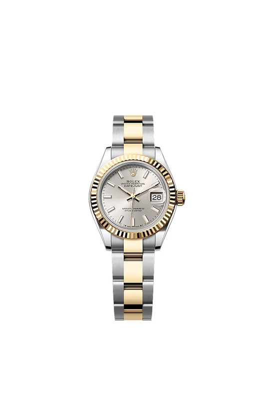 Rolex Lady-Datejust 279173 28mm Yellow Rolesor Silver Dial Watch - Zeuskicks