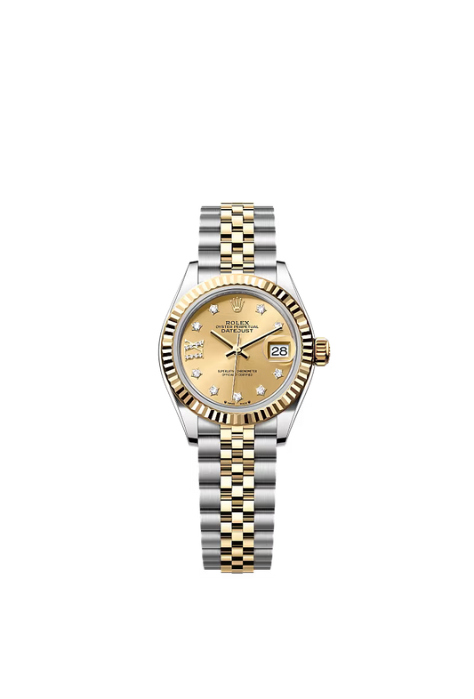 Ladies’ Rolex Lady-Datejust 28 mm Oystersteel & Yellow Gold – 279173 – Champagne Diamond Dial with Roman IX - Zeuskicks