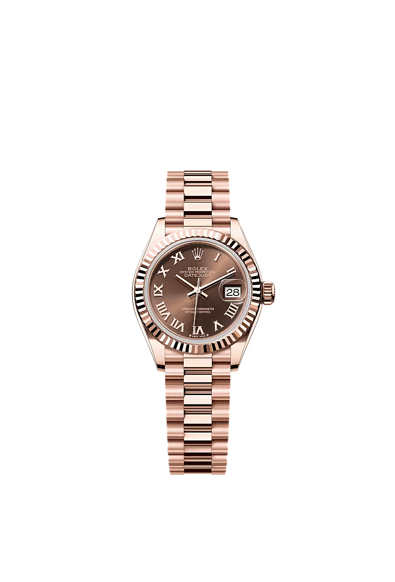 Women’s Rolex Lady-Datejust 28 mm Everose Gold Watch – Reference 279175 - Zeuskicks