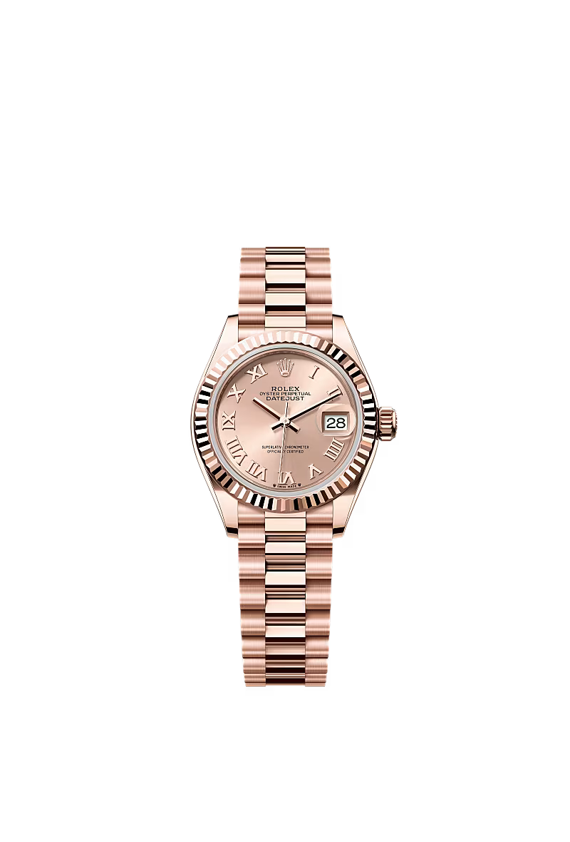 Women’s Rolex Lady-Datejust 28 mm Everose Gold – Rosé Dial, Reference 279175 - Zeuskicks