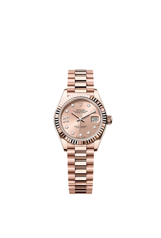 Women’s Rolex Lady-Datejust 28 mm Everose Gold – Rosé-Coloured Diamond Dial with Roman IX, Reference 279175 - Zeuskicks