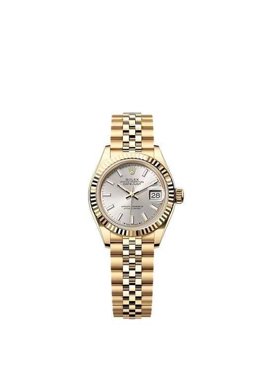 Ladies’ Rolex Lady-Datejust 28mm 279178 Silver Dial 18kt Yellow Gold Watch - Zeuskicks