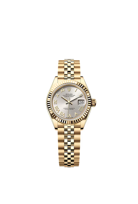 Ladies’ Rolex Lady-Datejust 28mm 279178 Silver Dial 18kt Yellow Gold Watch - Zeuskicks