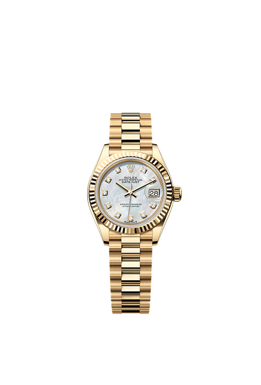 Women’s Rolex Lady-Datejust 279178 18 kt Yellow Gold Mother-of-Pearl Diamond Dial - Zeuskicks