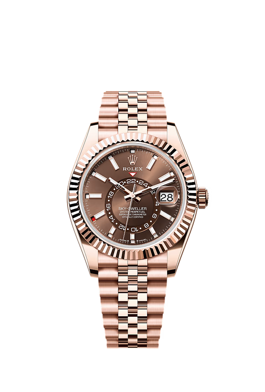 Men’s Rolex Sky-Dweller 336935 Chocolate Dial 18 kt Everose Gold - Zeuskicks